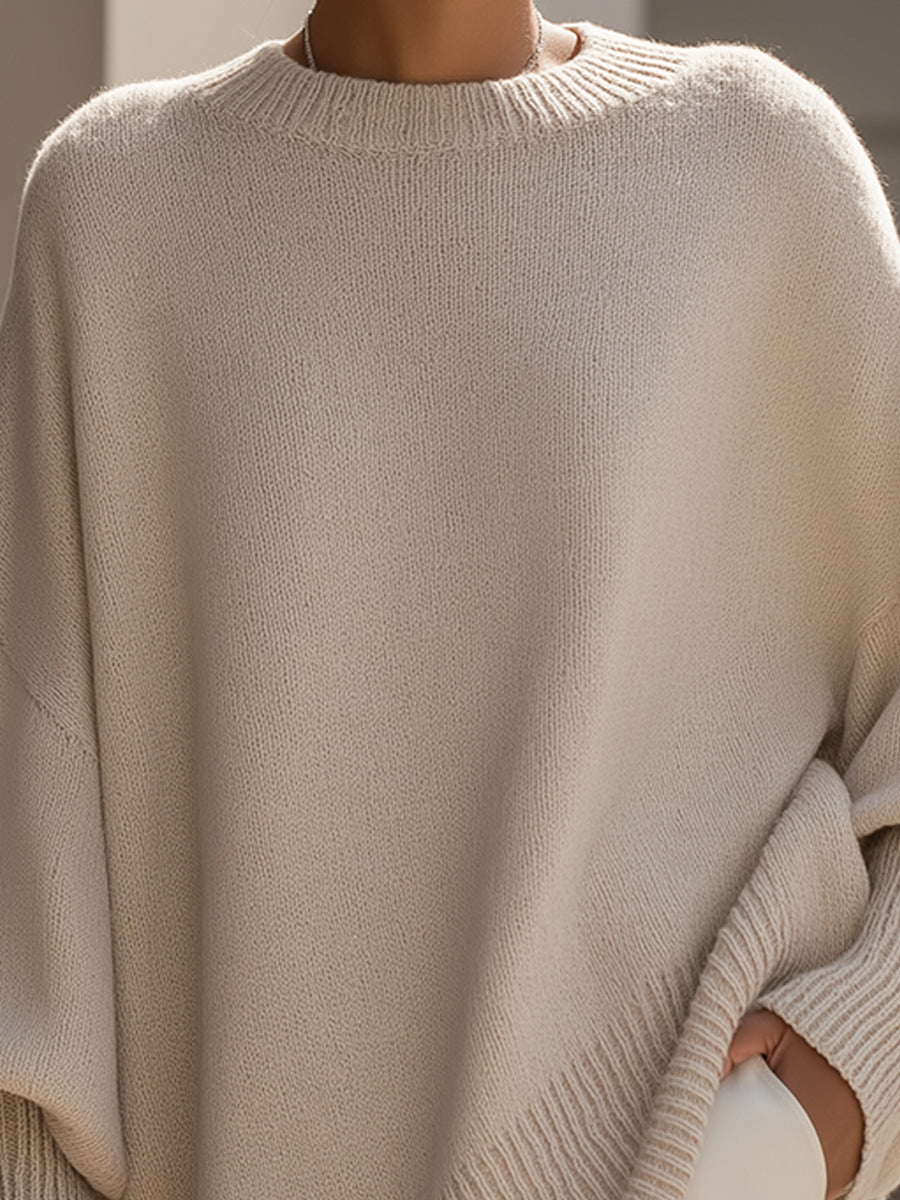 NINA OVERSIZED KNIT SWEATER