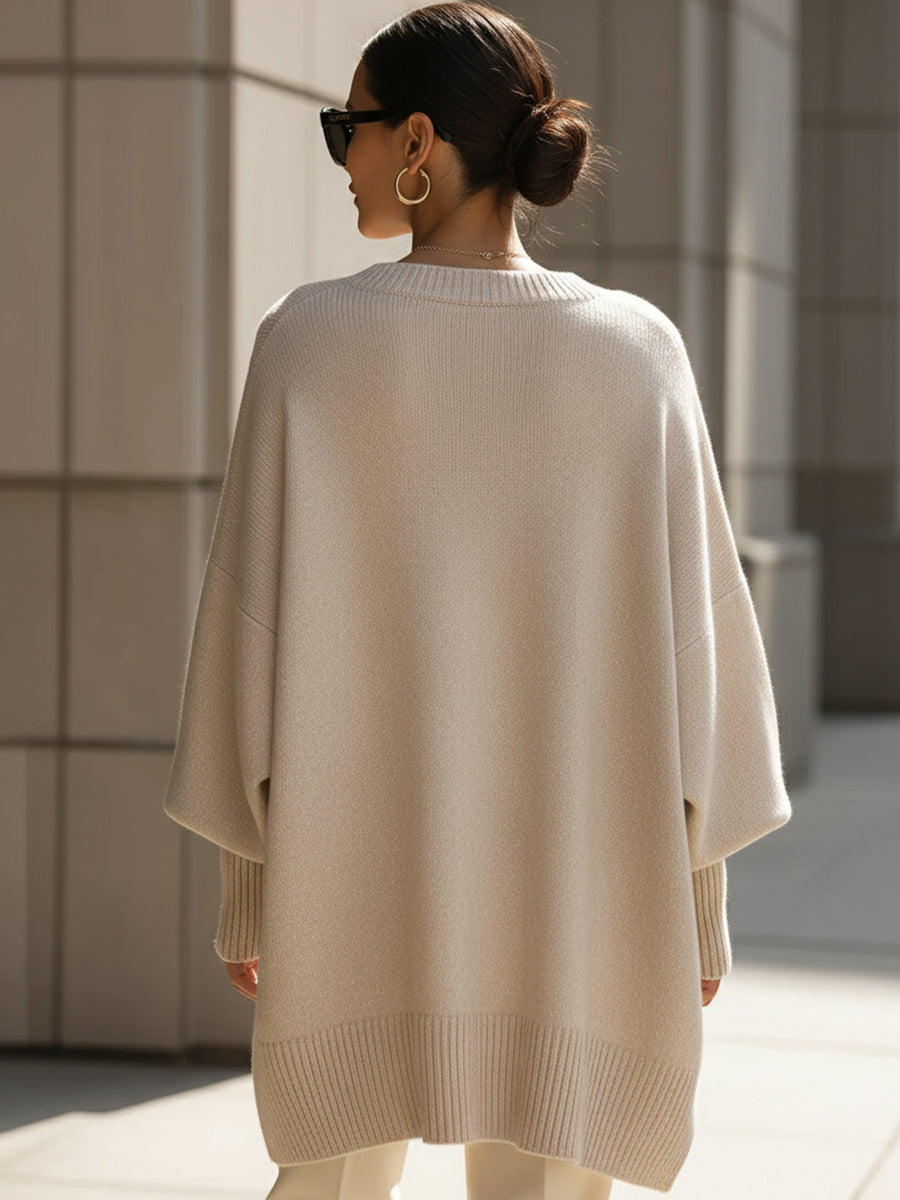 NINA OVERSIZED KNIT SWEATER