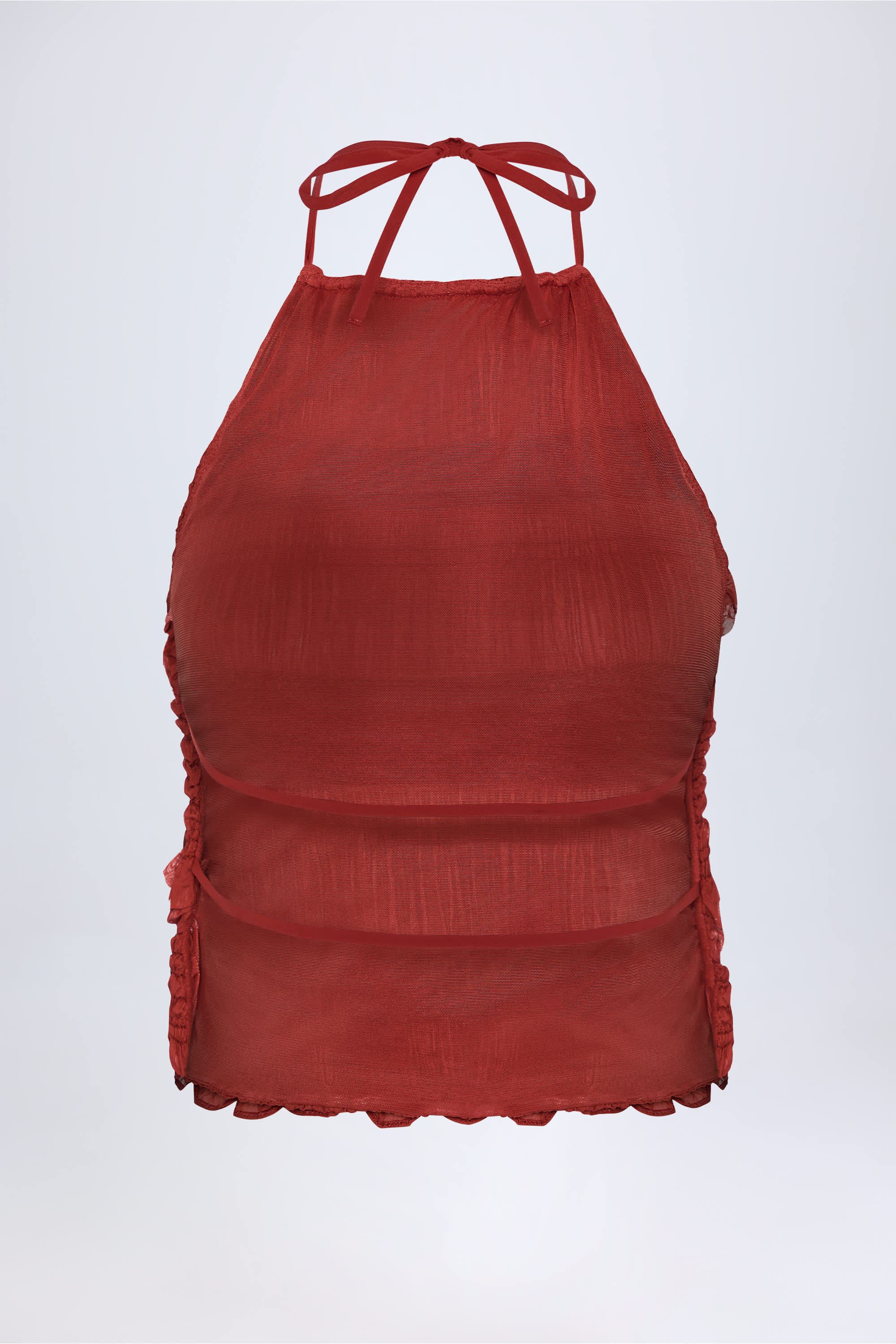 NOMI HIGH-NECK BACKLESS TOP