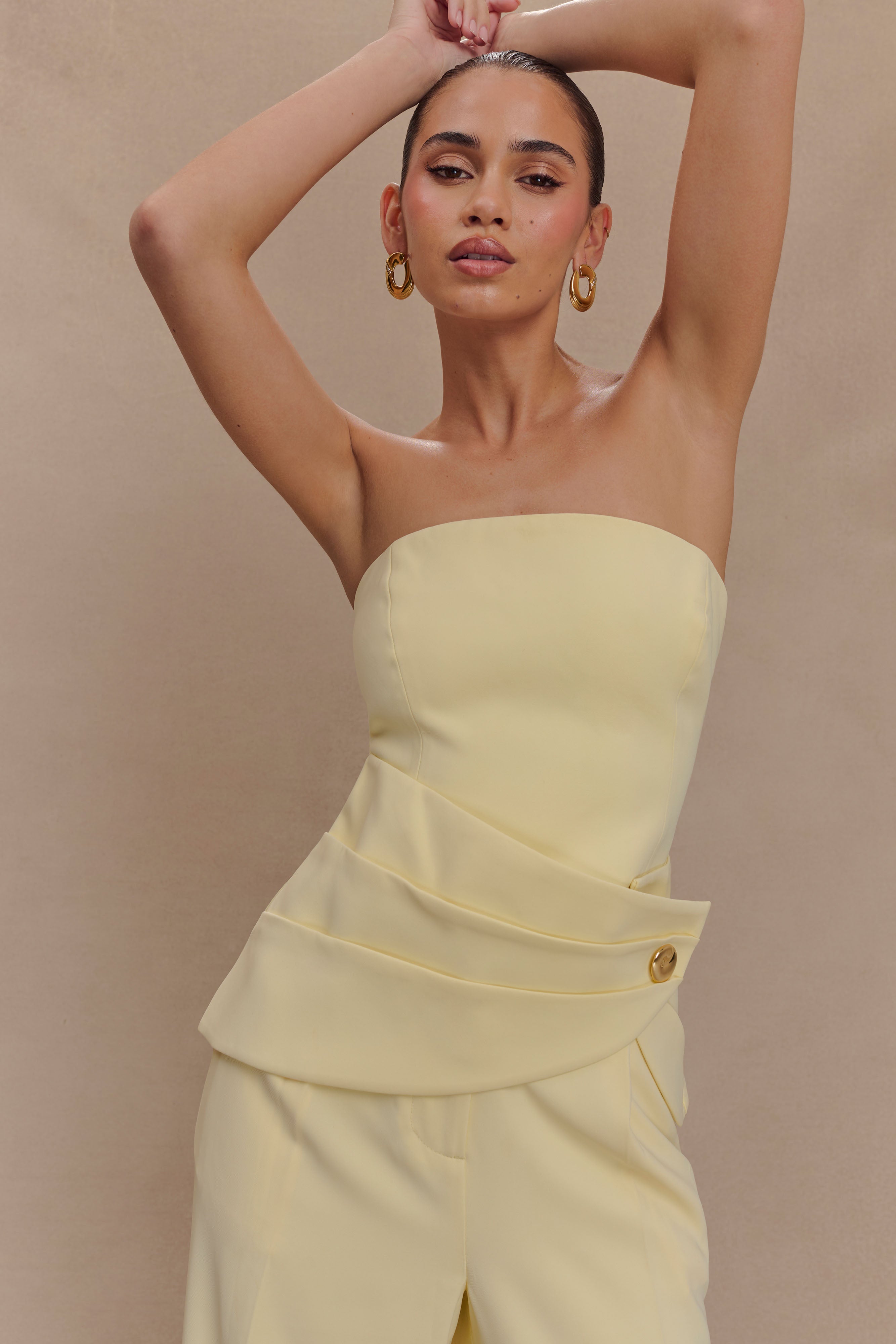 ALANA STRAPLESS SUITING SET