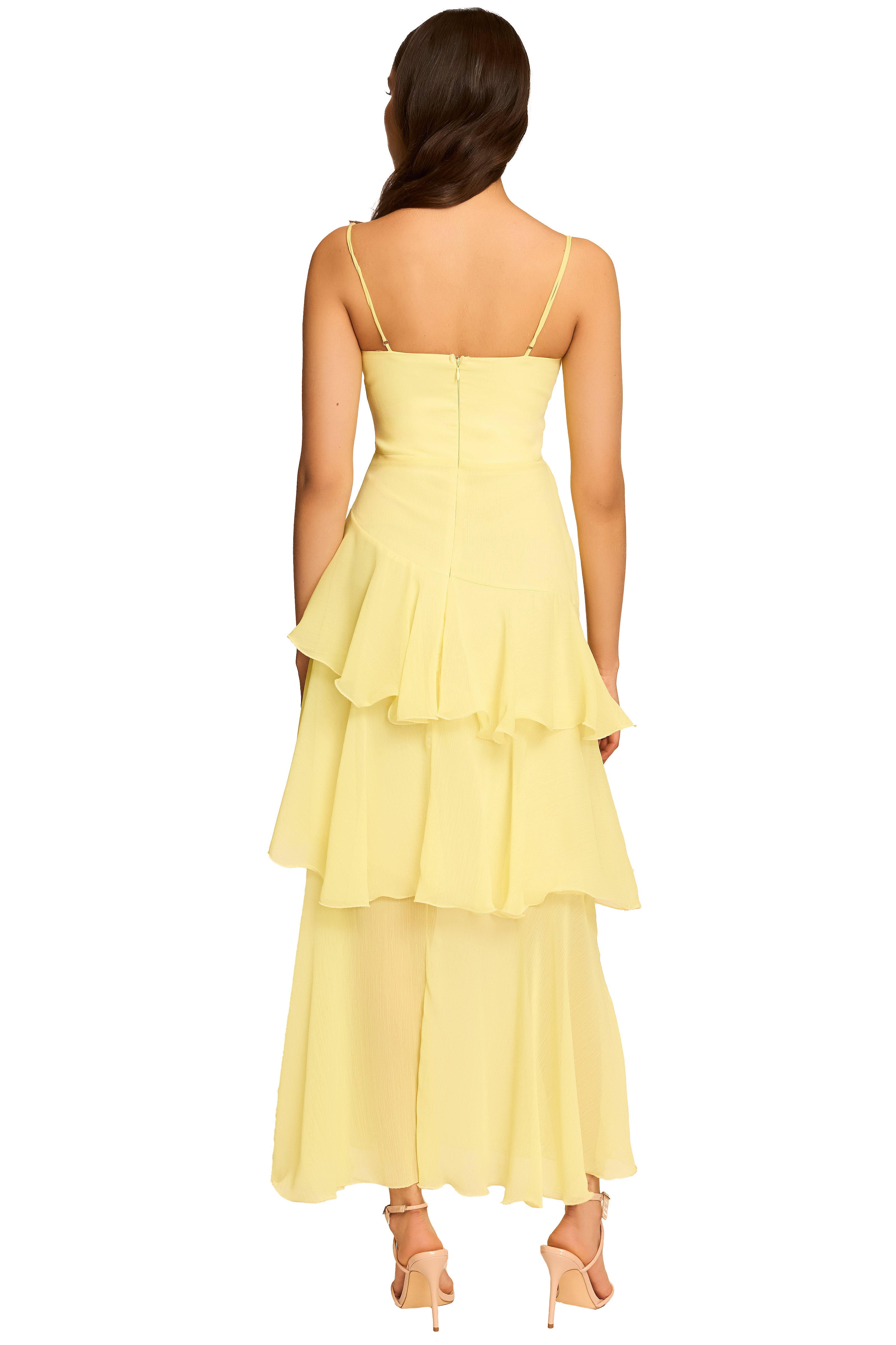 EVELINA LAYERED MIDI DRESS