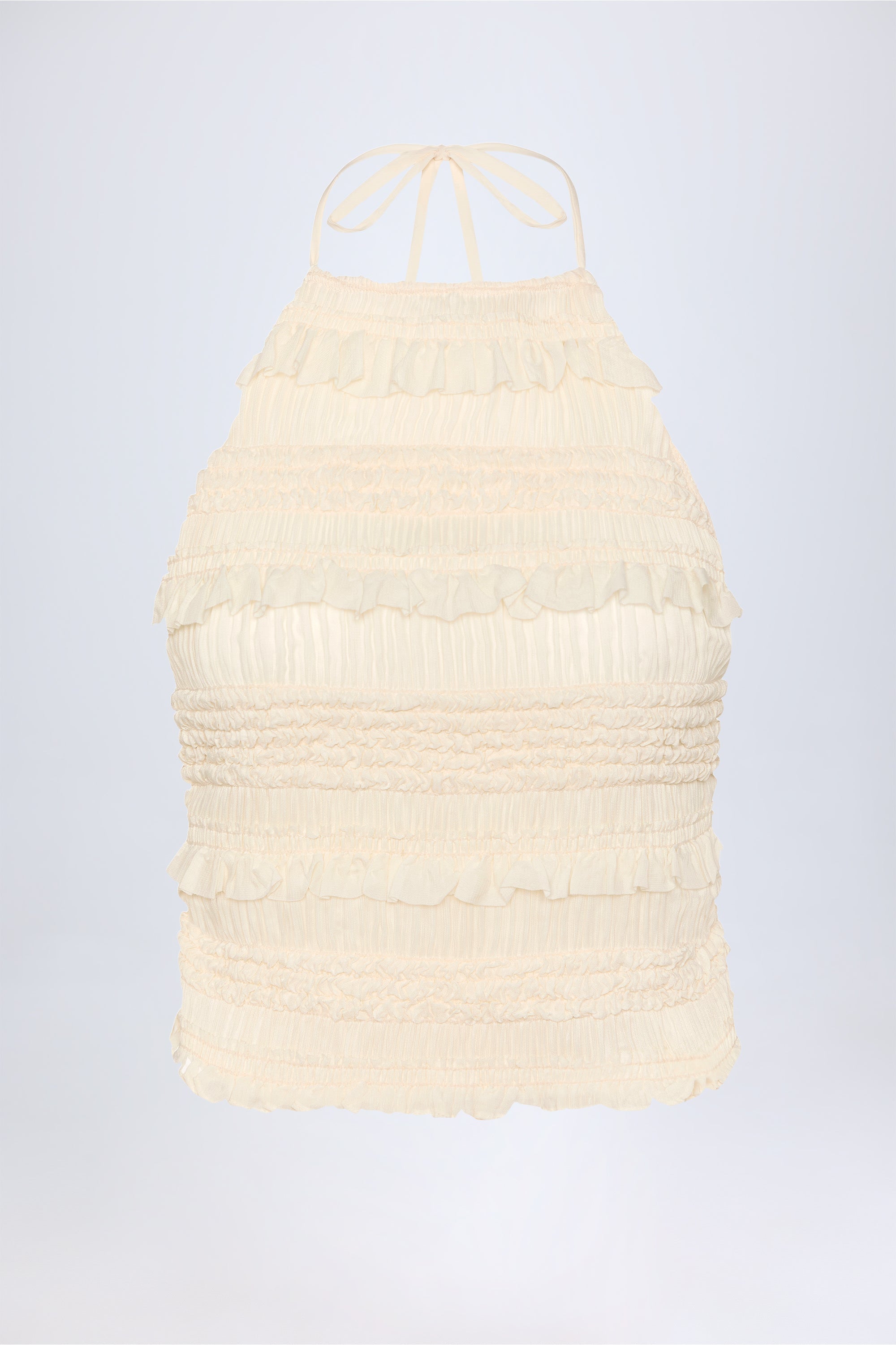 NOMI HIGH-NECK BACKLESS TOP