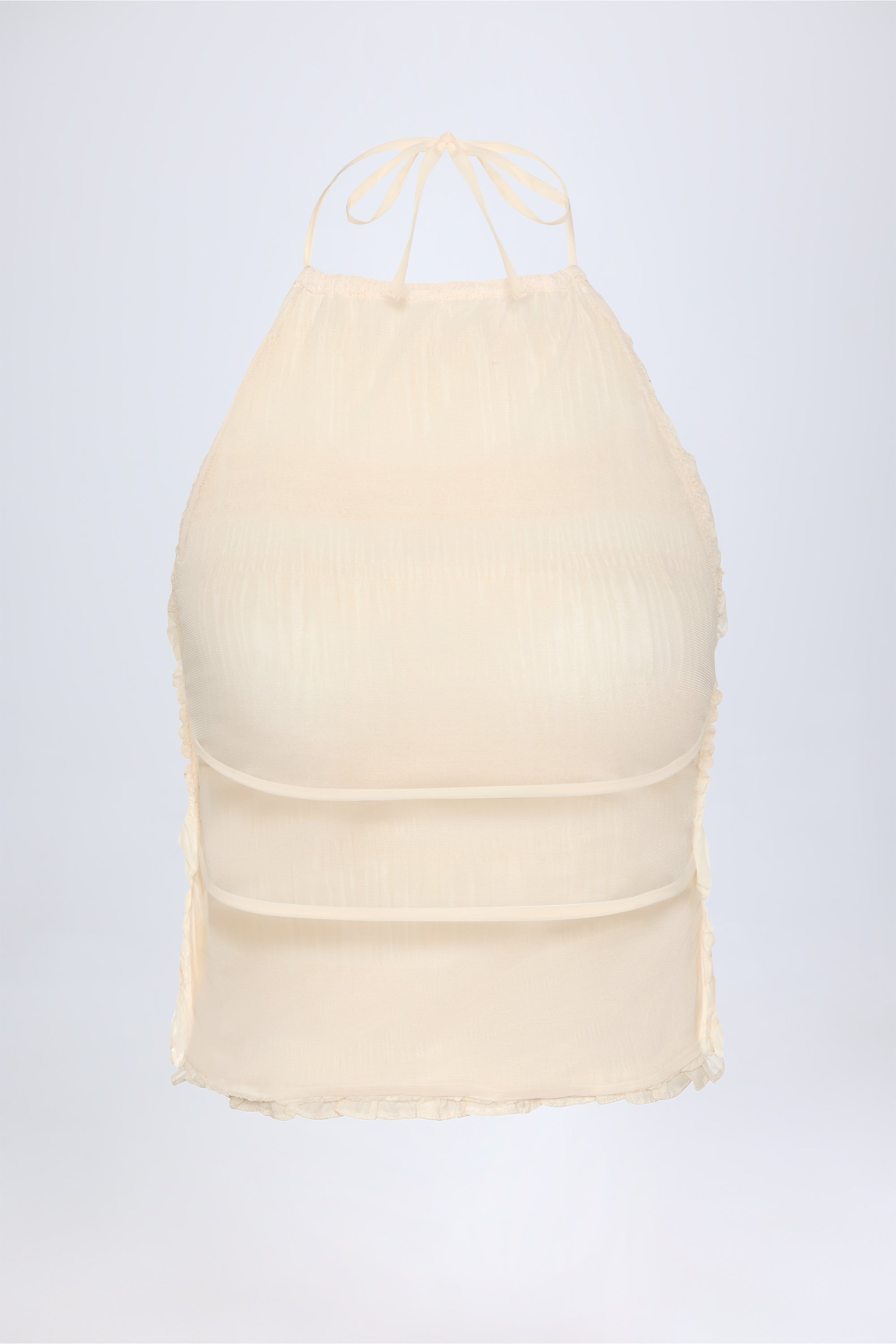 NOMI HIGH-NECK BACKLESS TOP