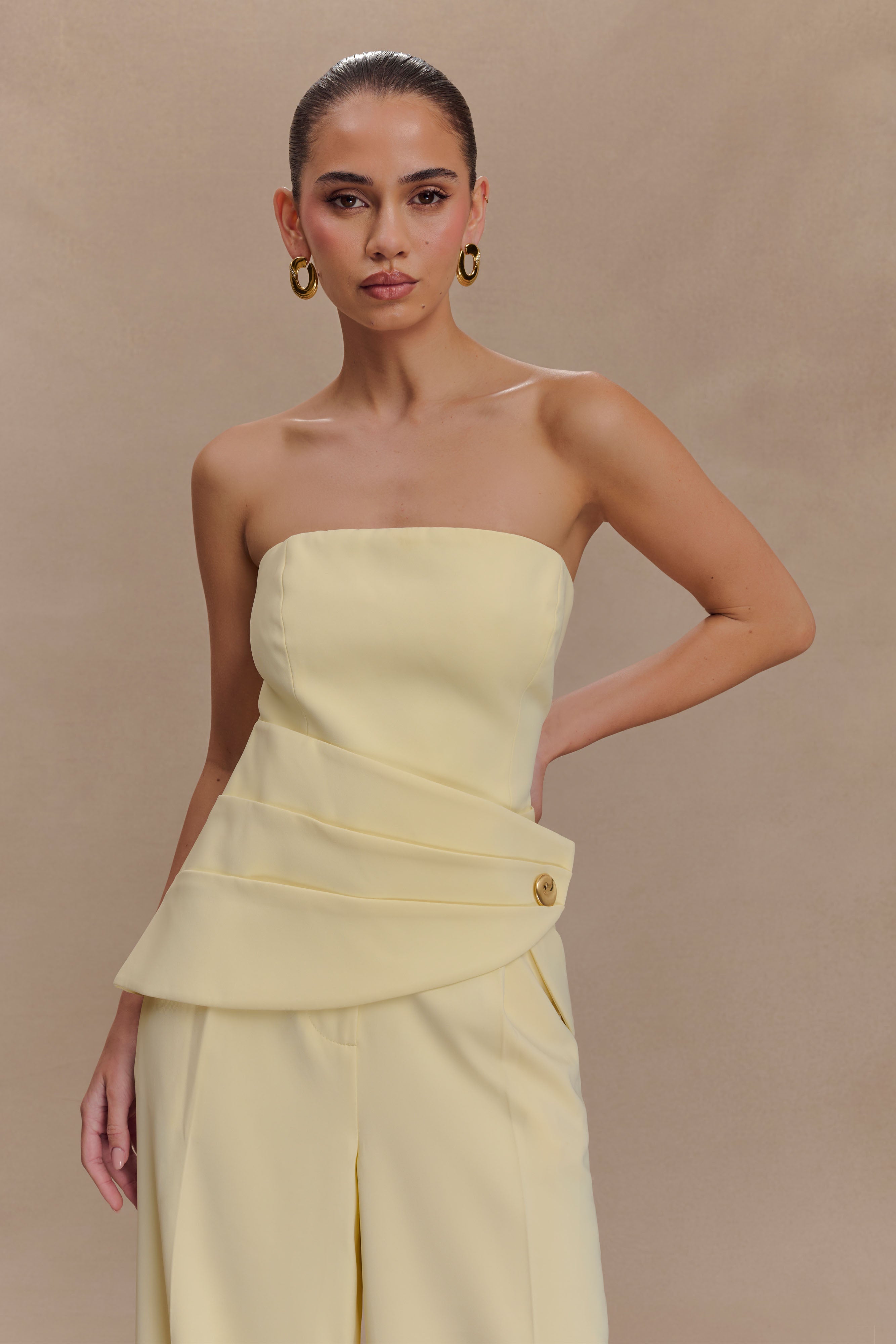 ALANA STRAPLESS SUITING TOP