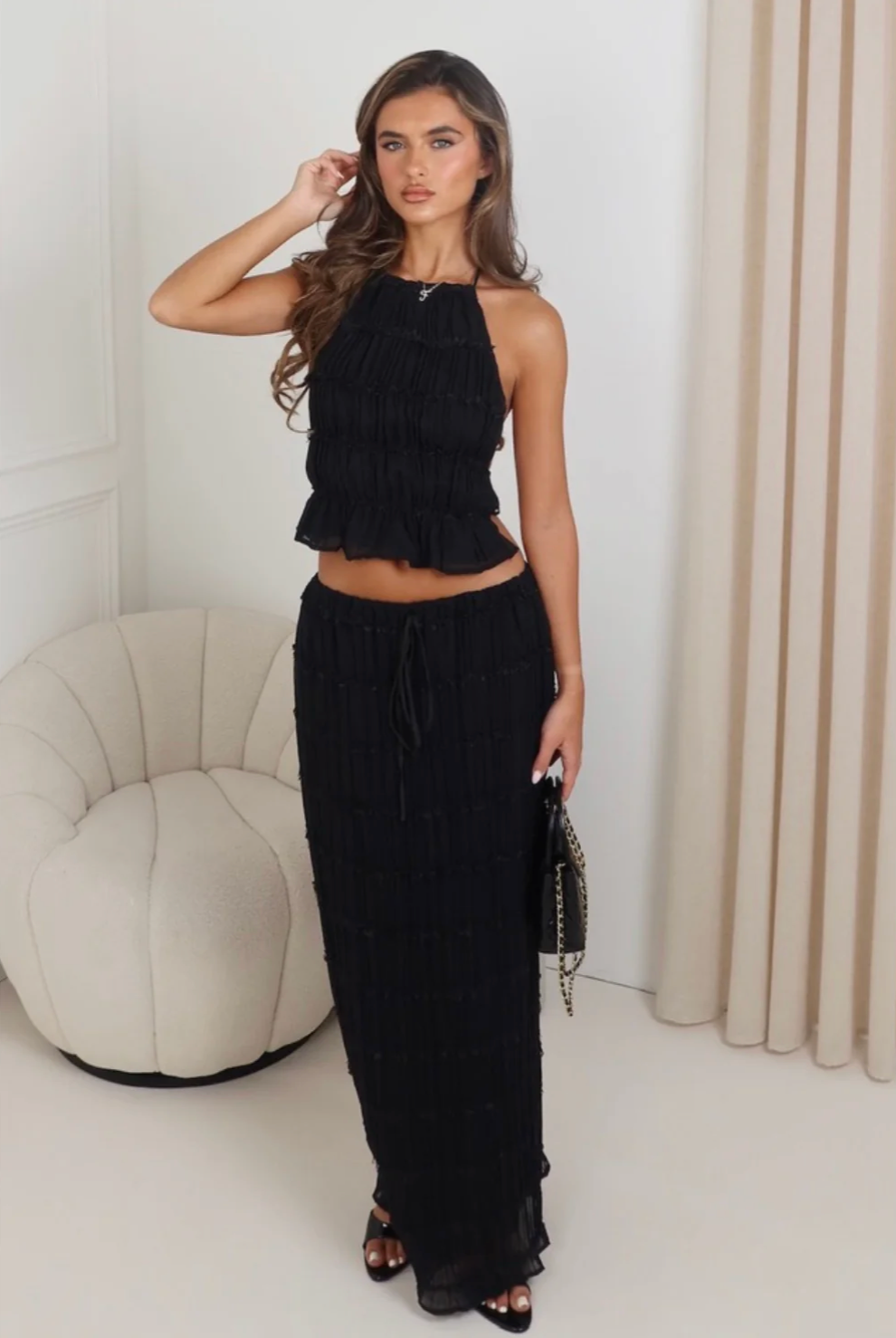 GINA TOP & MAXI SKIRT