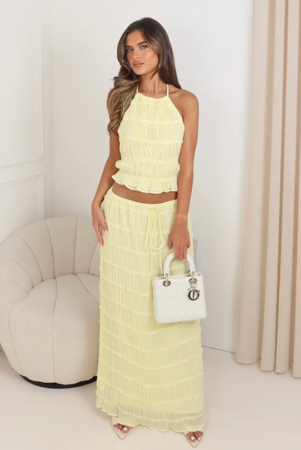 GINA TOP & MAXI SKIRT